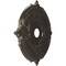 Ekena Millwork Attica PVC Ceiling Medallion (Fits Canopies up to 7 3/4"), Metallic Charcoal, 22"OD x 3 1/2"ID x 1"P CMP22ATCCH - alternate 2